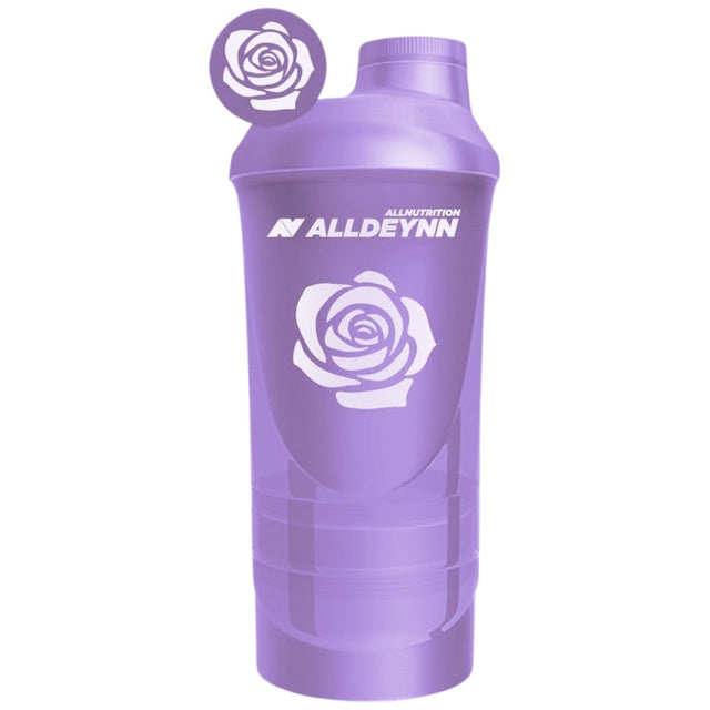AllDeynn Shaker - Violet - 600+350 мл  AllNutrition - Nutra Best Bulgaria