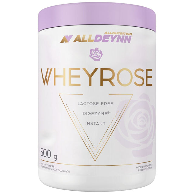 AllDeynn | WheyRose - Lactose Free Protein with DigeZyme - 500 грама  AllNutrition - Nutra Best Bulgaria