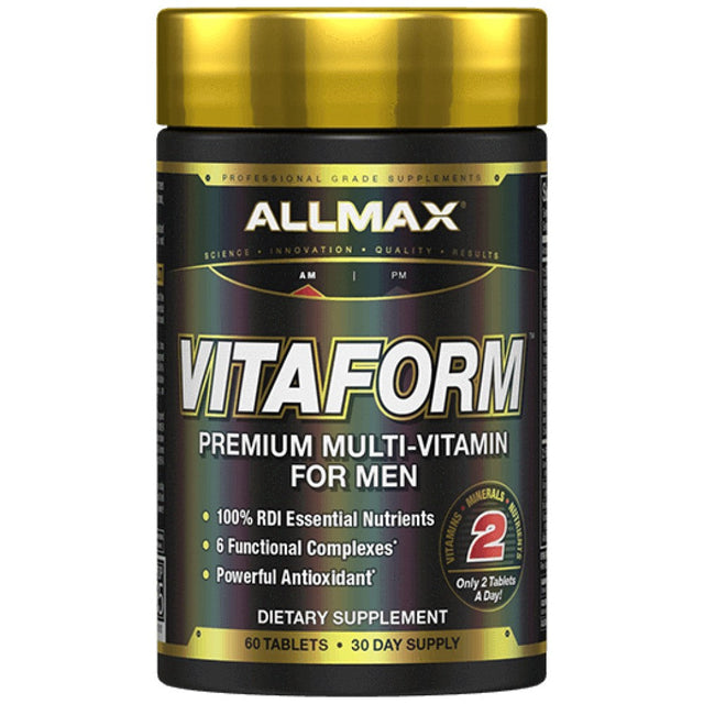 Vitaform / Premium Multi-Vitamin for Men 60 Таблетки - Nutra Best Bulgaria