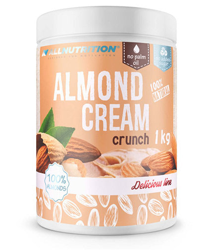 Almond Cream - Crunchy - 1.00 кг  ALLNUTRITION - Nutra Best Bulgaria
