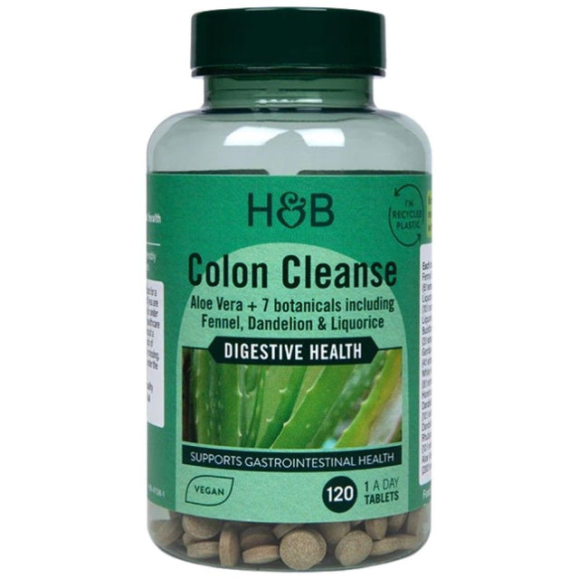 Aloe Vera Colon Cleanse 330 mg - 120 Таблетки  Holland and Barrett - Nutra Best Bulgaria