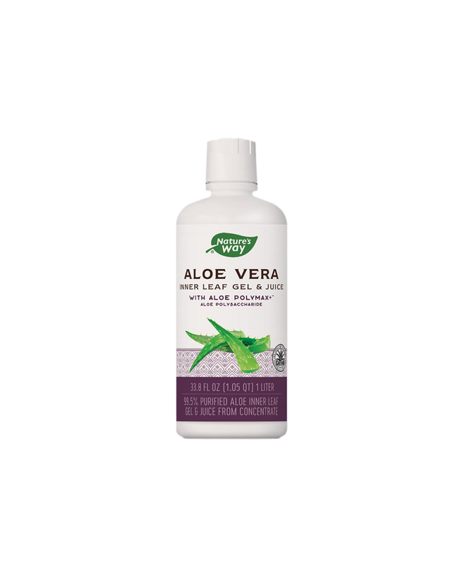 Aloe Vera Inner Leaf Gel & Juice 99.5% / Алое Вера Гел и сок x 1L Nature’s Way  Nature’s Way - Nutra Best Bulgaria