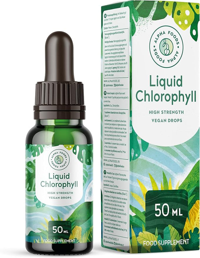 Хлорофил Alpha Foods Germany - (50 мл/100 дози)  Alpha Foods - Nutra Best Bulgaria