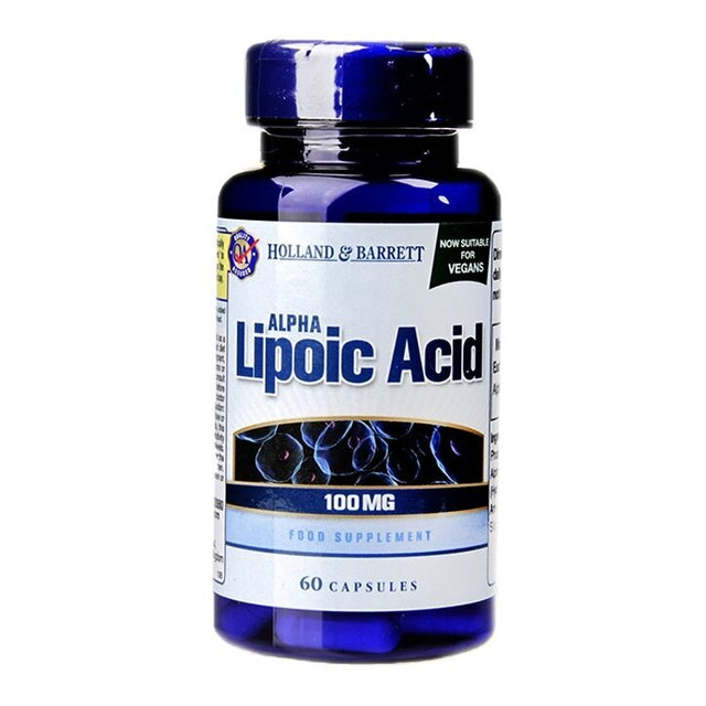 Alpha Lipoic Acid 100 mg - 60 капсули  Holland and Barrett - Nutra Best Bulgaria