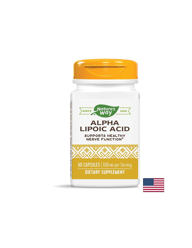 Alpha Lipoic Acid/ Алфа Липоева Киселина 200 mg x 60 капсули Nature’s Way  Nature’s Way - Nutra Best Bulgaria