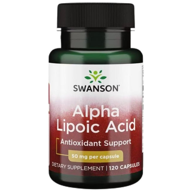 Alpha Lipoic Acid 50 mg - 120 капсули  Swanson - Nutra Best Bulgaria