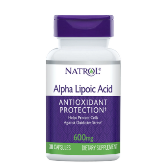 Alpha Lipoic Acid 600mg - Алфа Липоева Киселина 30 капсули  Natrol - Nutra Best Bulgaria