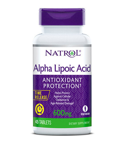 Alpha Lipoic Acid /Time Release/ 600 mg. / 45 Tabs.  Natrol - Nutra Best Bulgaria