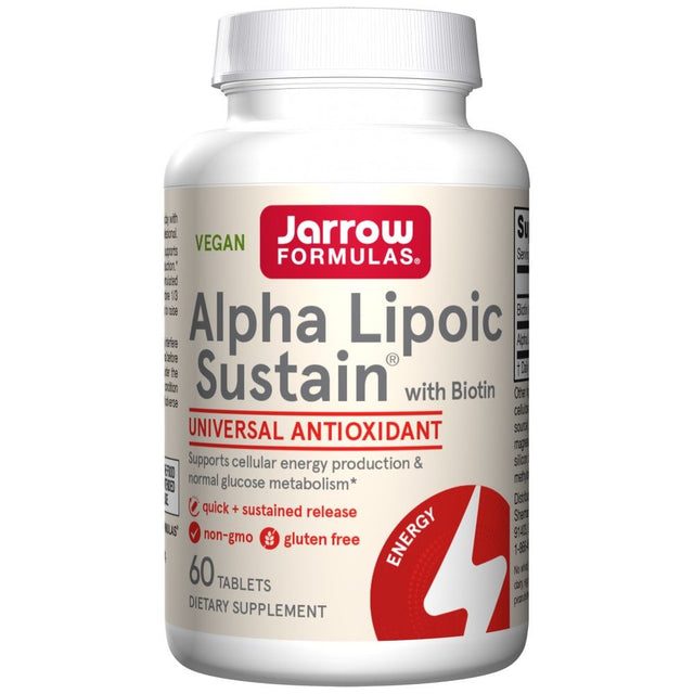 Alpha Lipoic Sustain 300 mg - 60 Таблетки  Jarrow Formulas - Nutra Best Bulgaria
