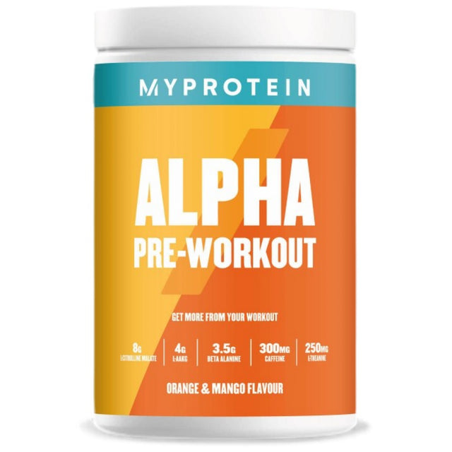 Alpha Pre-Workout - 600 грама  MyProtein - Nutra Best Bulgaria