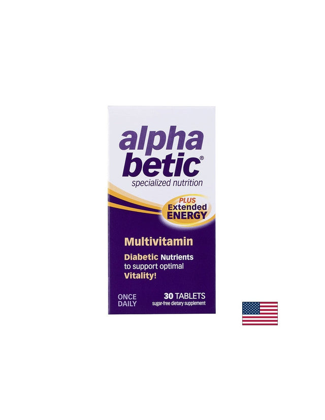 Енергизиращи мултивитамини за диабетици - Alpha betic®, 30 таблетки  Nature’s Way - Nutra Best Bulgaria