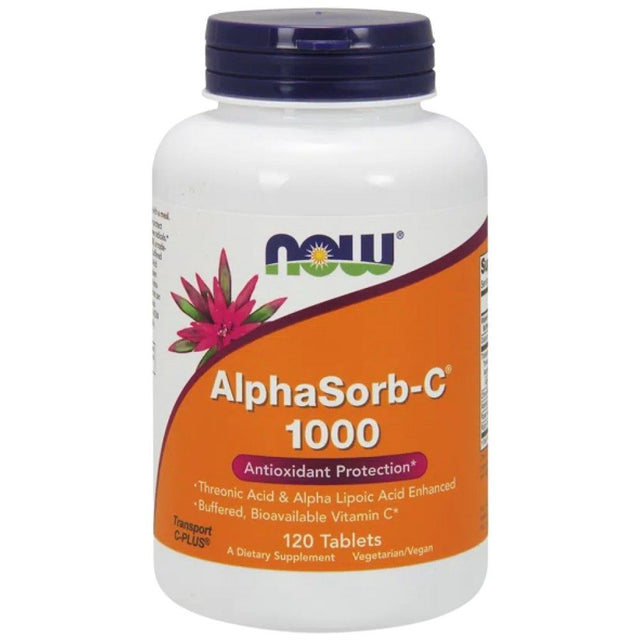 AlphaSorb-C 1000 mg - 120 Таблетки  NOW Foods - Nutra Best Bulgaria