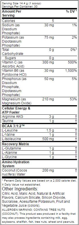 Amino 1 Hydrate + Recover 432 грама  Muscle Pharm - Nutra Best Bulgaria