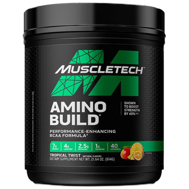 Amino Build / Performance-Enhancing BCAA Formula 400 грама  MuscleTech - Nutra Best Bulgaria