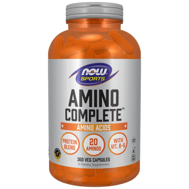 Amino Complete 850 mg - 360 капсули  NOW Foods - Nutra Best Bulgaria