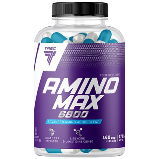 Amino Max 6800 - 320 капсули  Trec Nutrition - Nutra Best Bulgaria