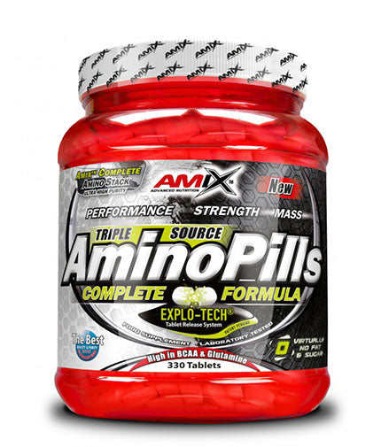 Amino Pills / 330 Tabs  AMIX - Nutra Best Bulgaria