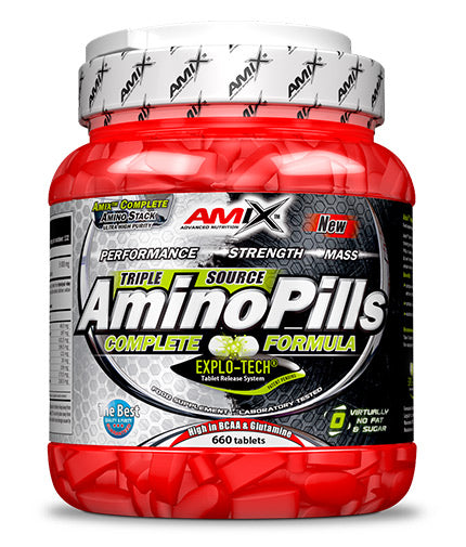 Amino Pills / 660 Tabs  AMIX - Nutra Best Bulgaria