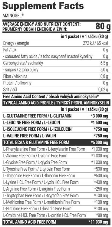 Aminogel - 80 грама  Extrifit Sports Nutrition - Nutra Best Bulgaria