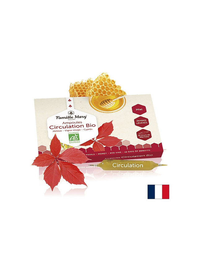 Ampoules circulation bio - Био ампули за подобряване на кръвообращението, 10 бр. Famille Mary  Famille Mary - Nutra Best Bulgaria