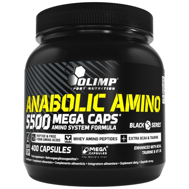 Anabolic Amino 5500 - 400 капсули - Nutra Best Bulgaria