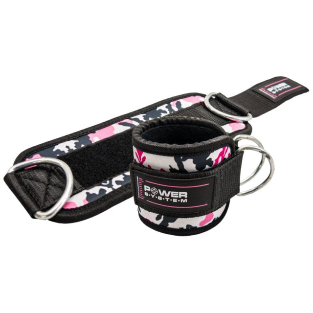 Ankle Straps - Camo / Pink  Power System - Nutra Best Bulgaria