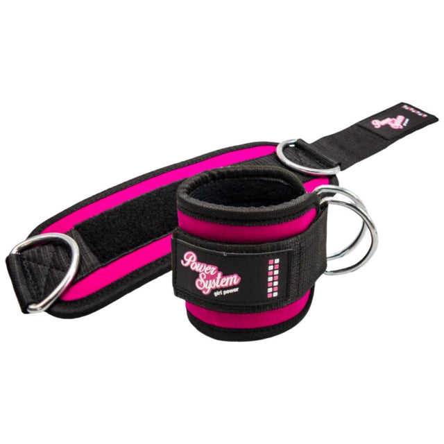 Ankle Straps Gym Babe - Pink  Power System - Nutra Best Bulgaria