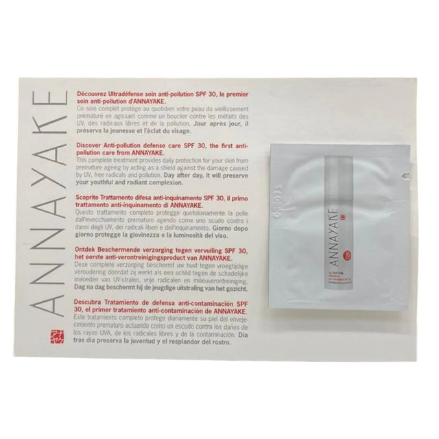 Annayake, Ultratime, Anti-Pollution, Cream, For Face, SPF 30, 1 ml *Sample  Annayake - Nutra Best Bulgaria