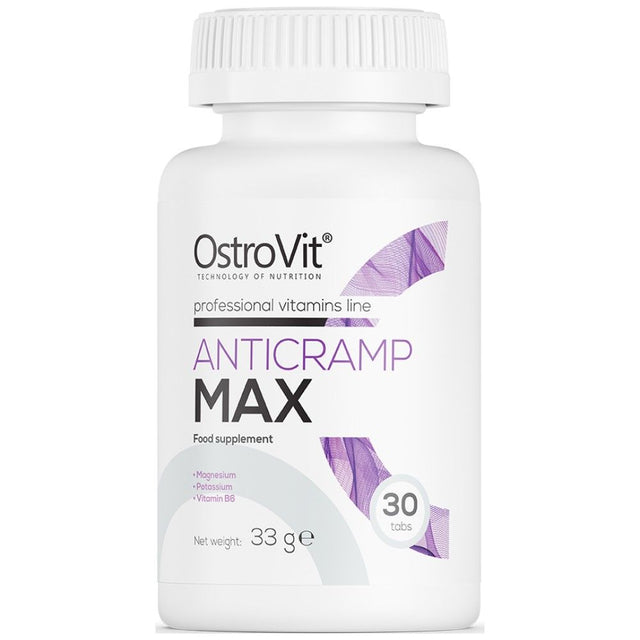 AntiCramp MAX - 30 Таблетки  OstroVit - Nutra Best Bulgaria