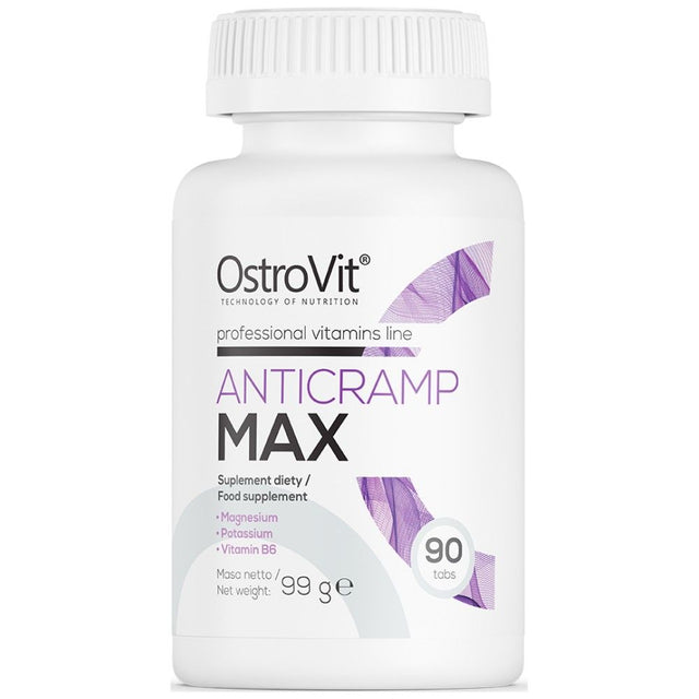 AntiCramp MAX - 90 Таблетки  OstroVit - Nutra Best Bulgaria