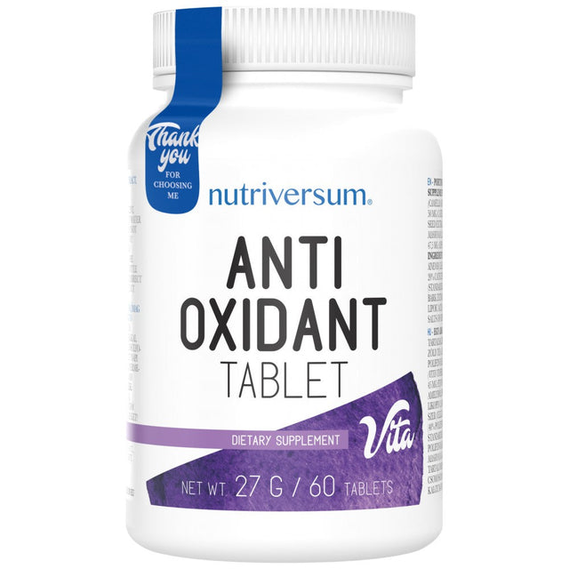 AntiOxidant Tablet | Antioxidant Formula 60 Таблетки  Nutriversum - Nutra Best Bulgaria