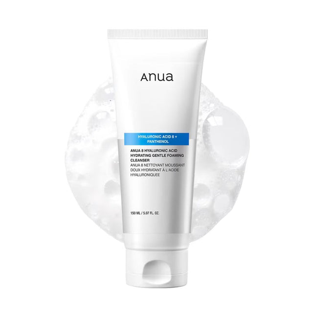 Anua - 8 Hyaluronic Acid Hydrating Gentle Foaming Cleanser, 150ml  Anua - Nutra Best Bulgaria