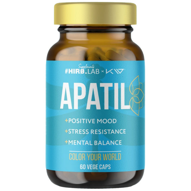 Apatil | Adaptogen Complex with Saffron & Ashwagandha - 60 капсули  Hero.Lab - Nutra Best Bulgaria
