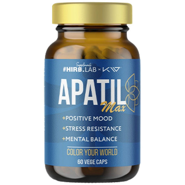 Apatil Max | with Ashwagandha, Saffron & Ginseng - 60 капсули  Hero.Lab - Nutra Best Bulgaria