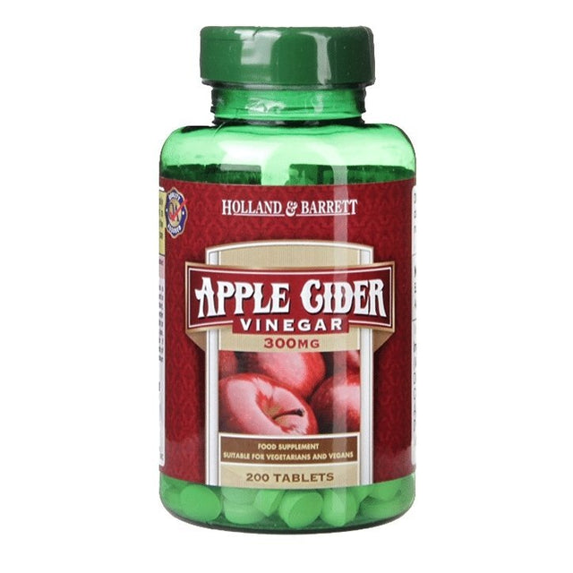 Apple Cider Vinegar 300 mg - 200 Таблетки  Holland and Barrett - Nutra Best Bulgaria