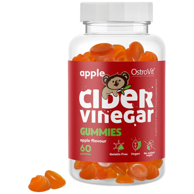 Apple Cider Vinegar Gummies 60 желирани бонбони  OstroVit - Nutra Best Bulgaria