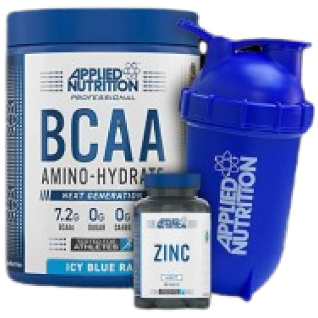 Applied BCAA Amino-Hydrate | + Applied Zinc and Bullet Shaker FREE  Applied Nutrition - Nutra Best Bulgaria