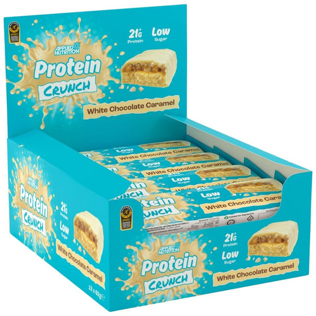Applied Protein Crunch Bar - 12 x 65 грама  Applied Nutrition - Nutra Best Bulgaria