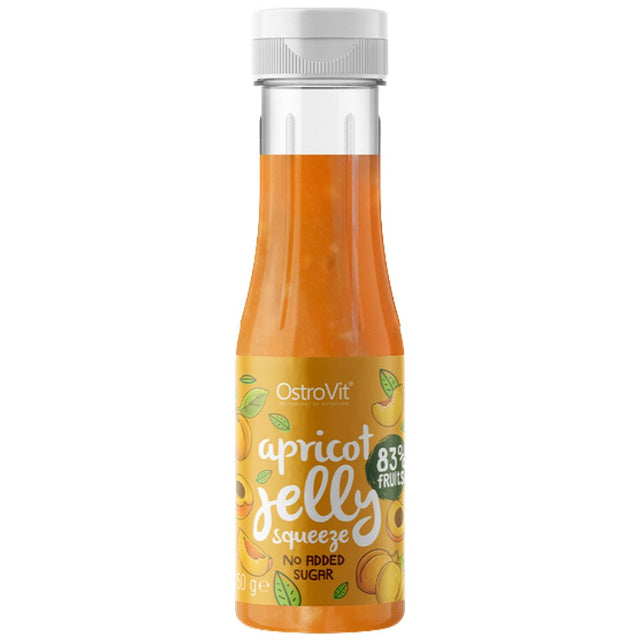 Apricot 83% Jelly Squeeze | No Added Sugar 350 мл  OstroVit - Nutra Best Bulgaria
