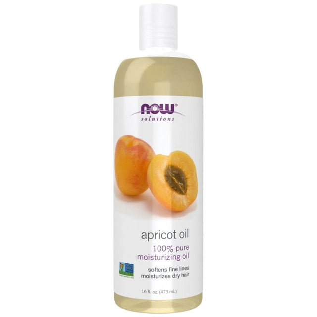Apricot Oil | 100% Moisturizing Oil - 473 мл  NOW Foods - Nutra Best Bulgaria