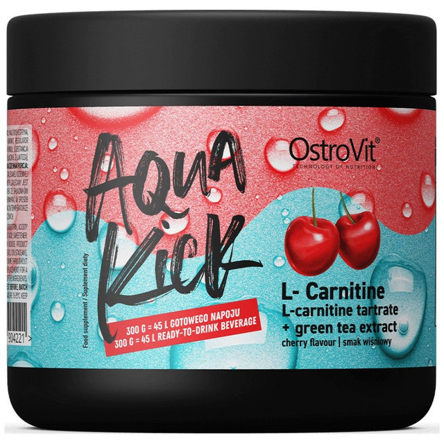 Aqua Kick / Advanced Hydration with L-Carnitine & Green Tea - 300 грама  OstroVit - Nutra Best Bulgaria