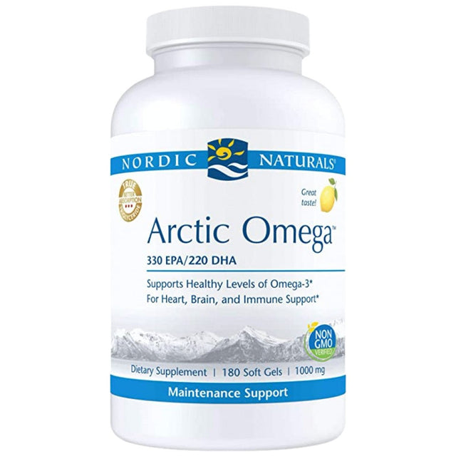 Arctic Omega Softgels 550 mg - 180 Гел капсули  Nordic Naturals - Nutra Best Bulgaria