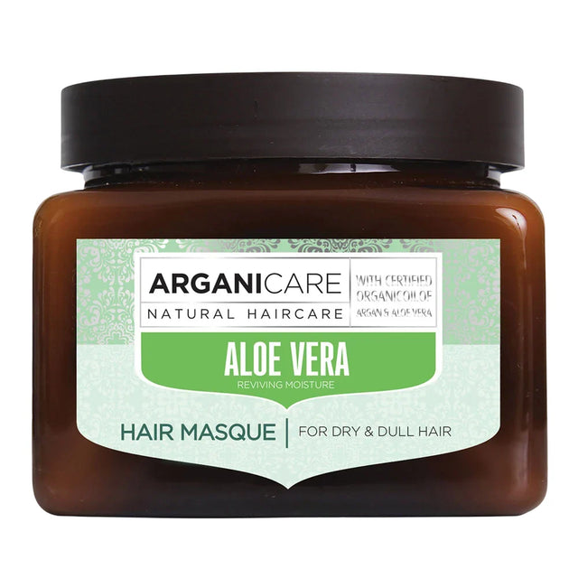 Arganicare, Aloe Vera, Vegan & Cruelty-Free, Hair Treatment Cream Mask, Hydrating & Repairing, Weekly, 500 ml  Arganicare - Nutra Best Bulgaria