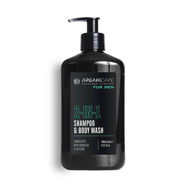 Arganicare, Men, Cleansing, Hydrating & Revitalising, Fresh, Body Wash, Body & Hair, 400 ml  Arganicare - Nutra Best Bulgaria