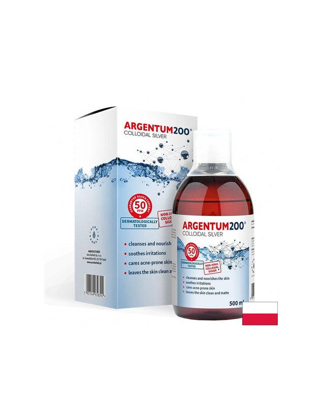 Колоидно сребро Argentum200® - 50ppm, 500 ml  Aura Herbals - Nutra Best Bulgaria