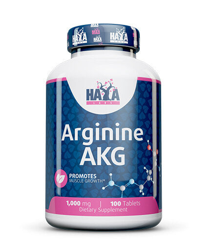 Arginine AKG 1000mg / 100 Tabs.  Haya Labs - Nutra Best Bulgaria
