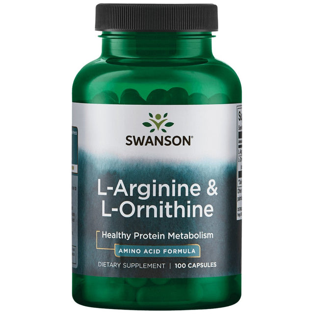 Arginine and Ornithine 100 капсули  Swanson - Nutra Best Bulgaria