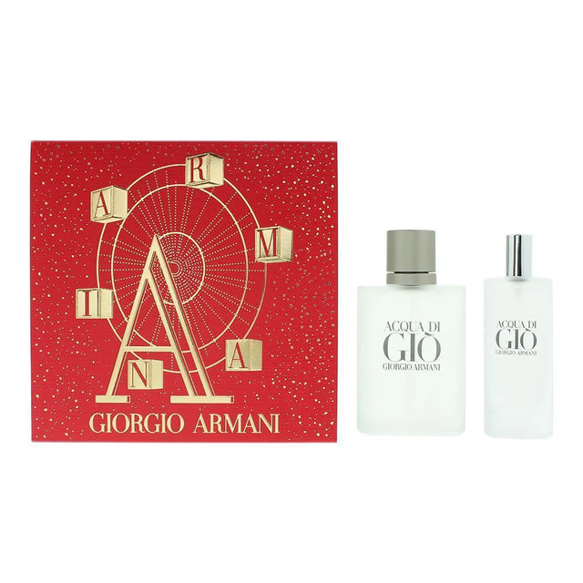 Armani - Acqua di Gio Man Gift set EDT 50 ml and miniature EDT 15 ml - 50ml  Giorgio Armani - Nutra Best Bulgaria