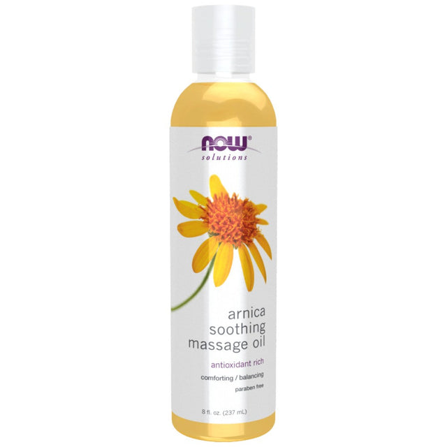 Arnica Soothing Massage Oil - 237 мл  NOW Foods - Nutra Best Bulgaria