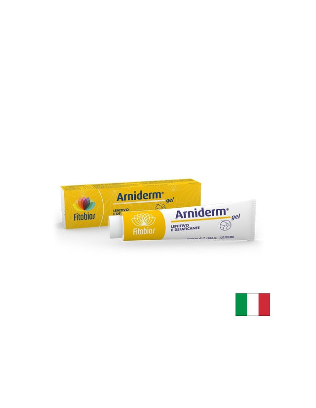 Успокояващ гел с арника при синини и мускулен дискомфорт – Arniderm, 50 ml  Fitobios - Nutra Best Bulgaria